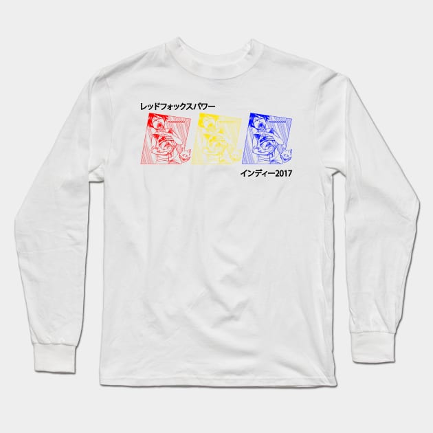 "Primary Dragon" Long Sleeve T-Shirt by TheImmortalRedFox